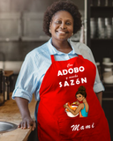 "Con Adobo y Mucho Sazón" Apron/Delantal  - Free Personalization!
