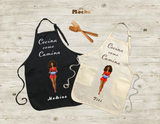 "Cocina como Camina" Apron/Delantal - Free Personalization!