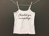 SALE - "Chocolate que no empalaga" Tank Top