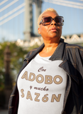 Con Adobo y Mucho Sazón - Unisex short sleeve t-shirt