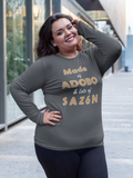 Made of Adobo and Lots of Sazón - Unisex Long Sleeve Tee