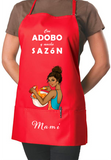 "Con Adobo y Mucho Sazón" Apron/Delantal  - Free Personalization!