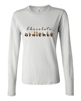 "Chocolate ardiente" - Women's Long-sleeve t-shirt