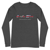 Costa Rica Unisex Long Sleeve Tee (FREE Personalization) NEW