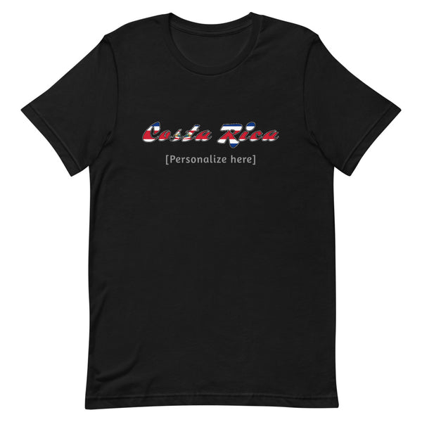Costa Rica Short-Sleeve Unisex T-Shirt (FREE Personalization)
