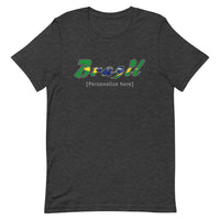 Brazil Short-Sleeve Unisex T-Shirt (FREE Personalization)