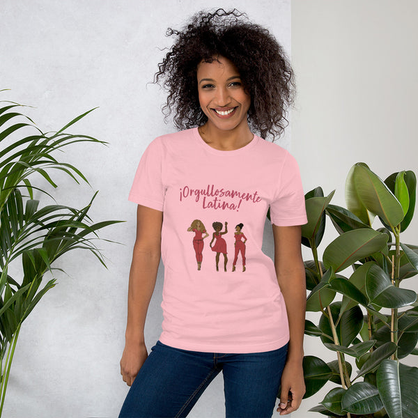 Orgullosamente Latina - Pink Ribbon Campaign Short-Sleeve T-Shirt